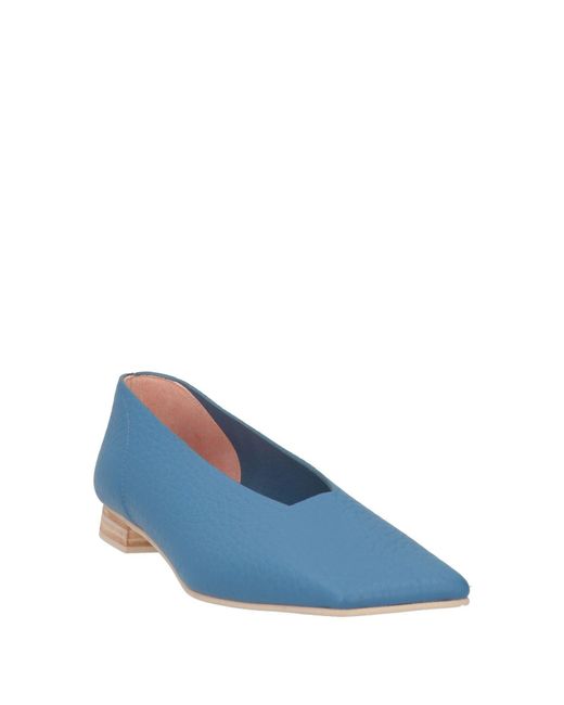 Ras Blue Ballet Flats