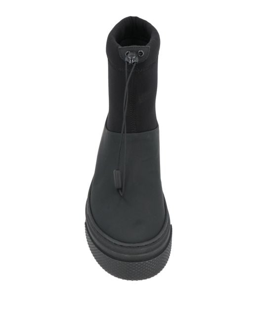Khaite Black Ankle Boots
