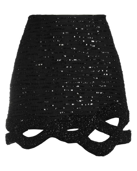 Aje. Black Mini Skirt