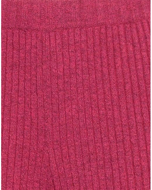 Kontatto Red Fuchsia Pants Acrylic, Polyamide, Wool, Elastane