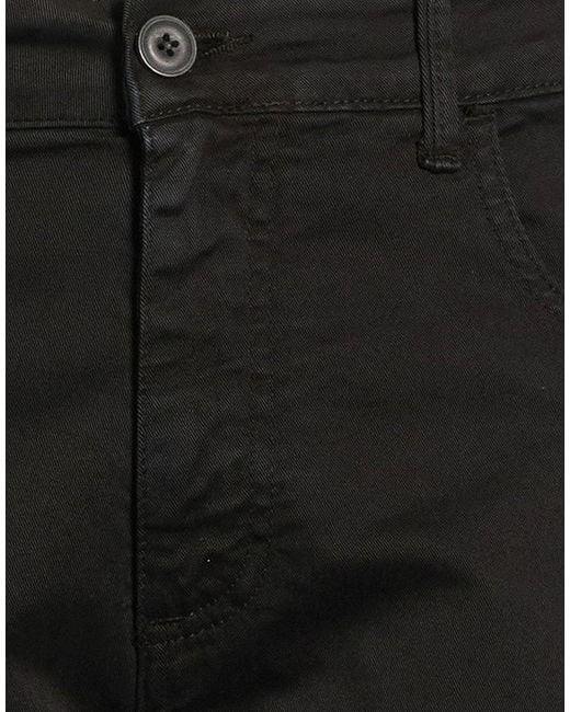 Lyle & Scott Black Pants Cotton, Elastane for men
