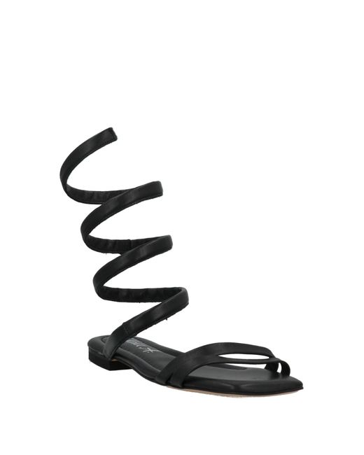gioia.a. Black Sandals Leather