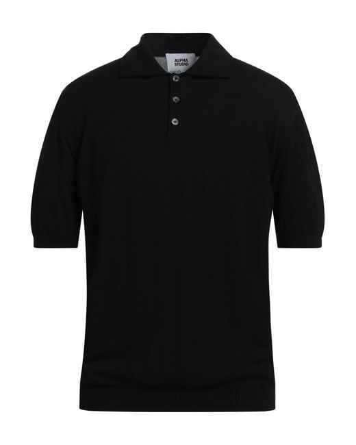 Alpha Studio Pullover in Black für Herren