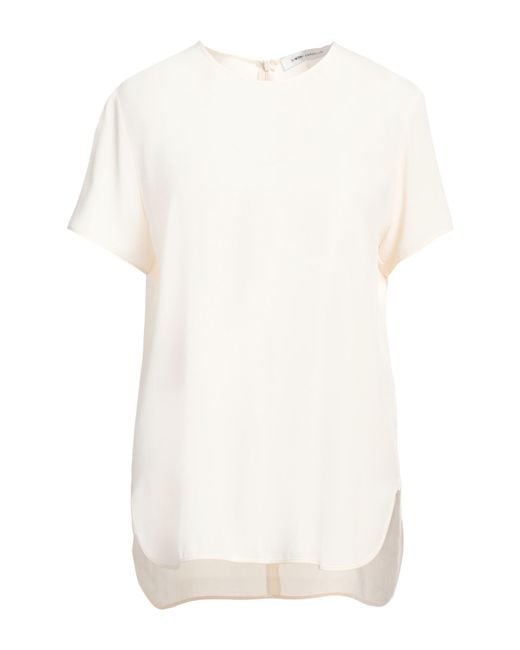 SIMONA CORSELLINI White Ivory Top Acetate, Silk