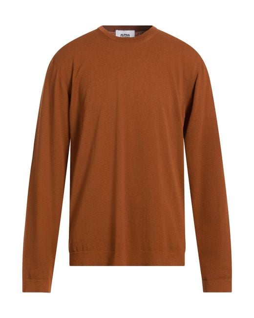 Pullover Alpha Studio pour homme en coloris Brown