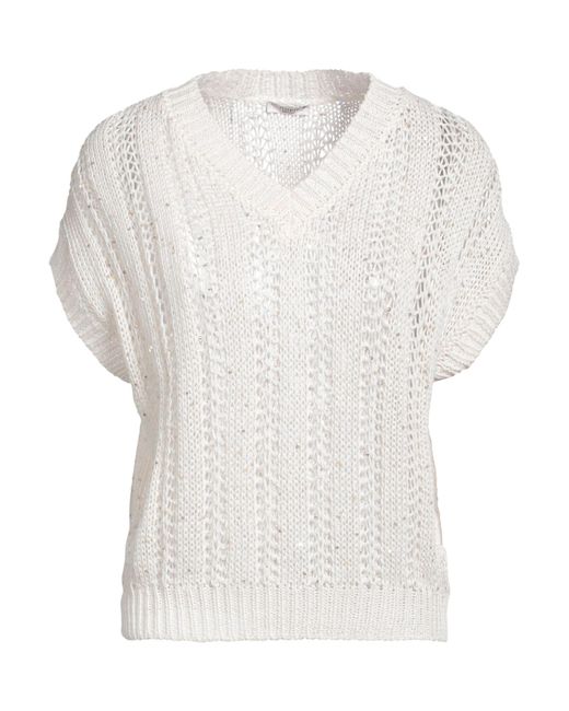 Peserico White Sweater