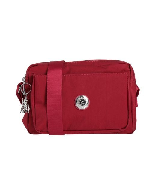 Kipling Red Cross-Body Bag Polyamide
