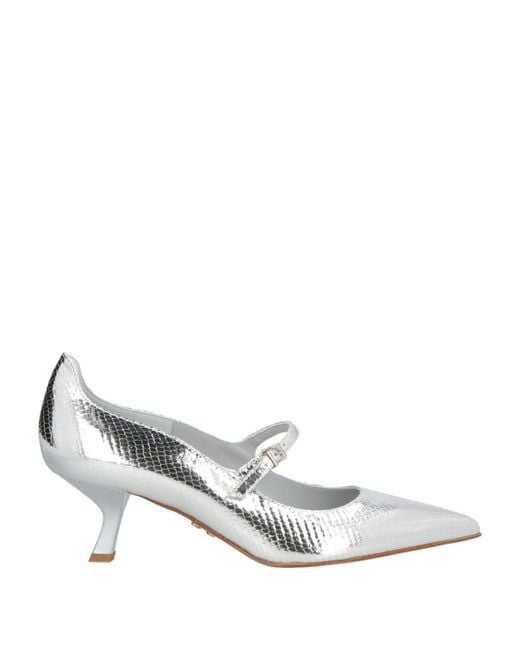 Sergio Levantesi White Pumps Leather