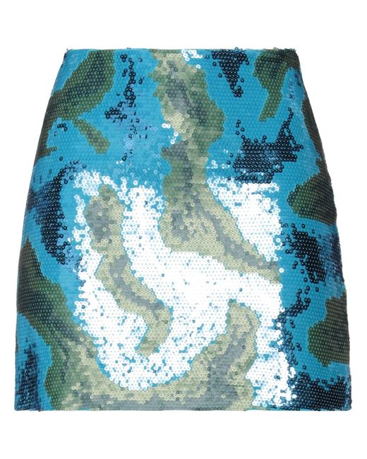 Alberta Ferretti Blue Mini Skirt