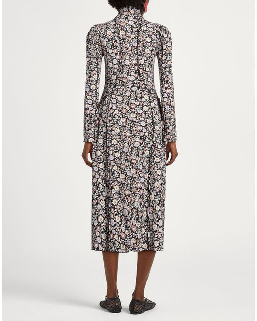 Sea White Midi-Kleid