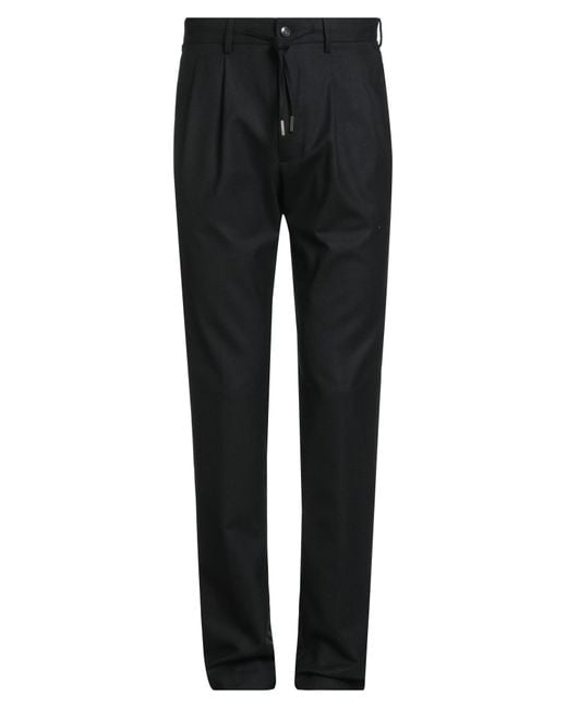 Herno Black Trouser for men