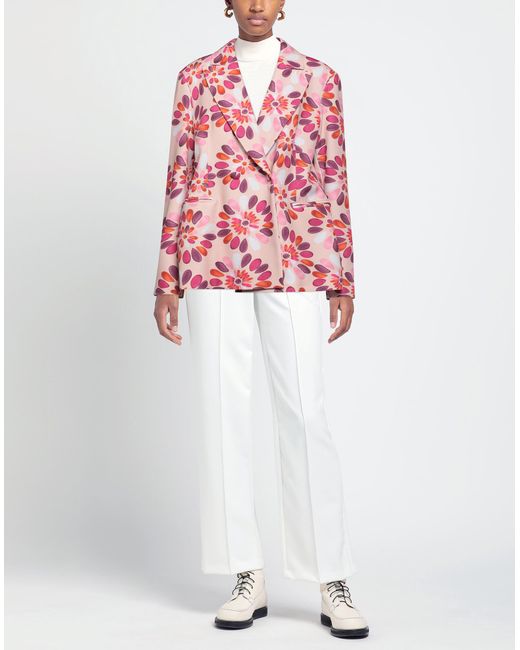 Olla Parèg Pink Blush Blazer Polyester, Elastane