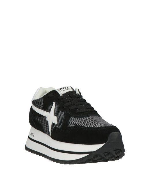 W6yz Black Trainers