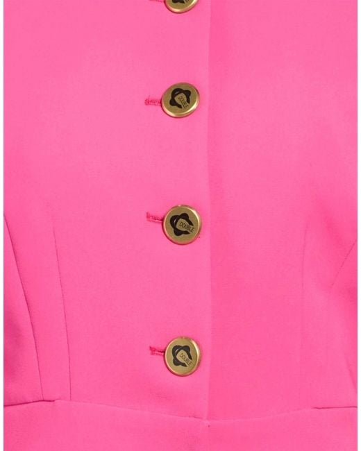 DOUBLE C Pink Fuchsia Blazer Polyester, Elastane