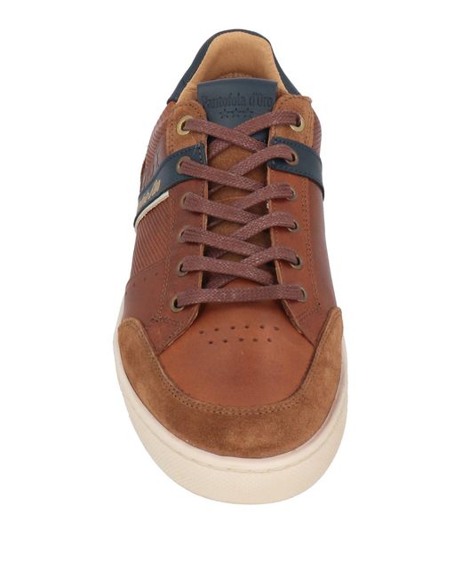 Pantofola D Oro Brown Sneakers Leather for men