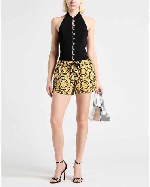Versace Metallic Shorts & Bermuda Shorts