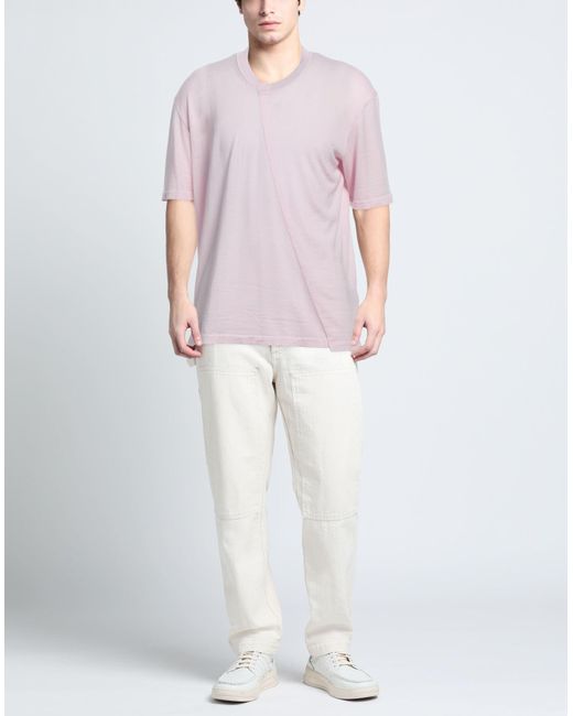 Zegna Pink Sweater for men