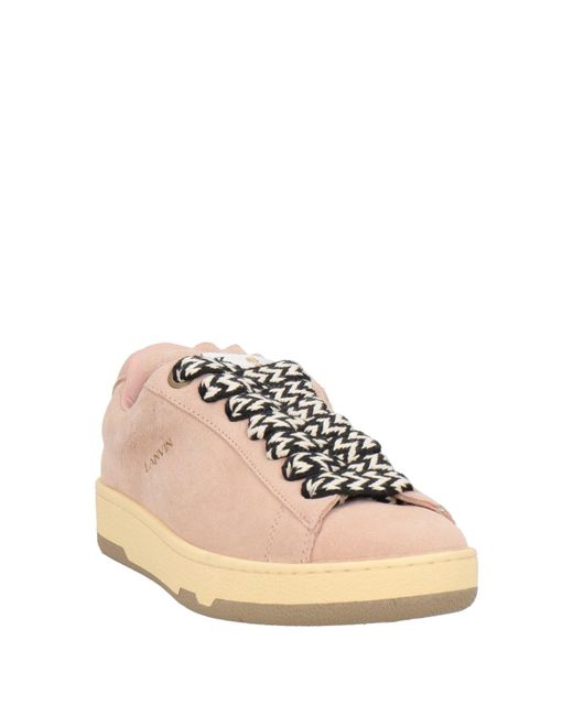 Lanvin Pink Sneakers Calfskin for men