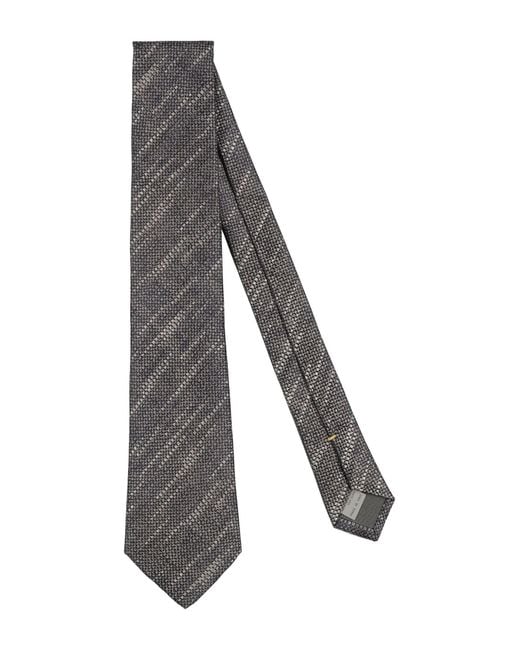 Cravatta E Papillon di Canali in Gray da Uomo