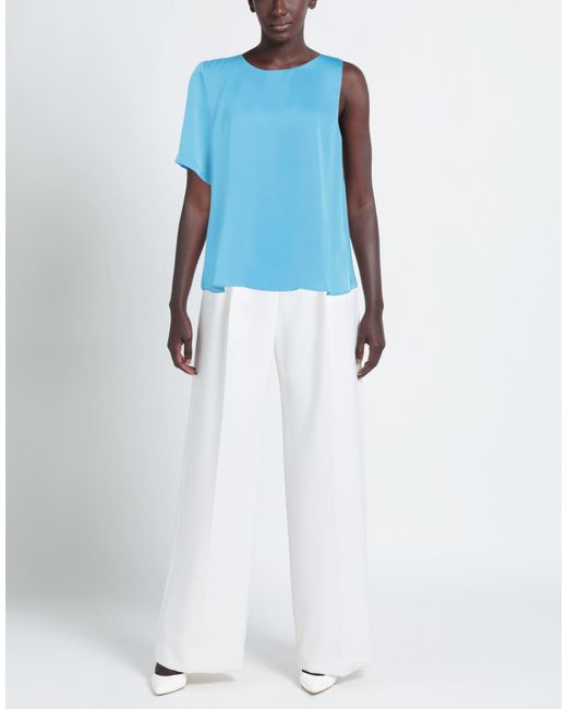 Hanita Blue Azure Top Polyester