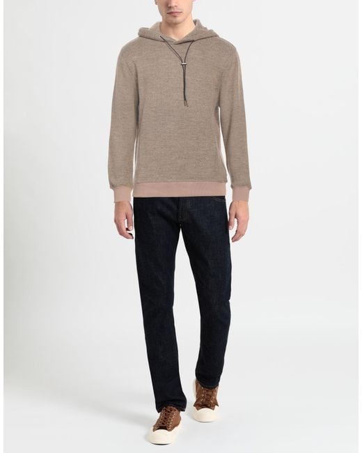 Sseinse Gray Khaki Sweater Acrylic, Polyester, Elastane for men