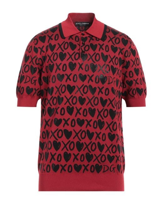 Pullover Dolce & Gabbana de hombre de color Red