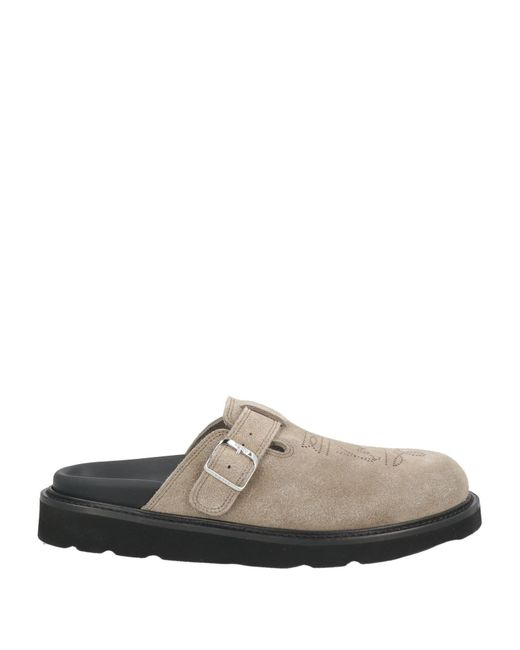 KENZO Gray Mules & Clogs