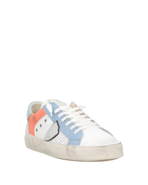 Philippe Model White Trainers for men
