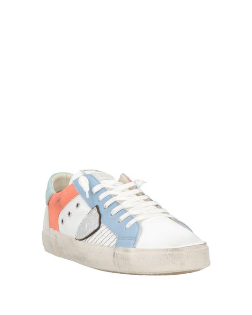 Philippe Model White Trainers for men