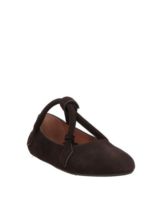 Alaïa Brown Ballet Flats