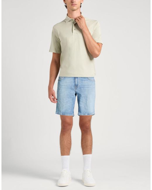 Dondup Blue Denim Shorts Organic Cotton, Recycled Elastane for men