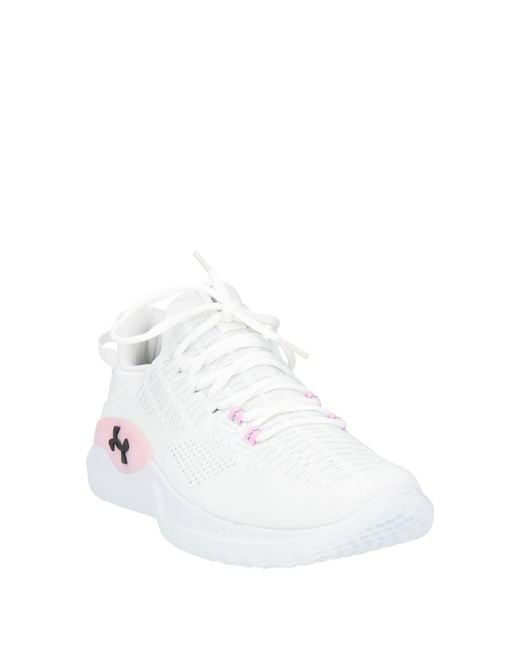Under Armour White Sneakers Textile Fibers
