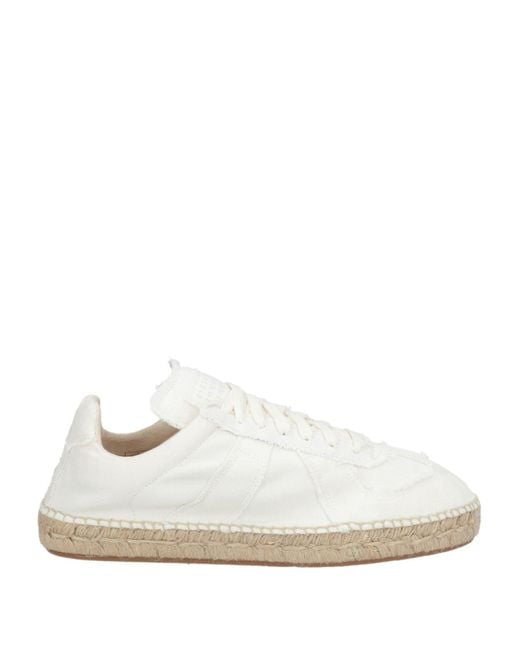 Maison Margiela White Espadrilles Textile Fibers for men