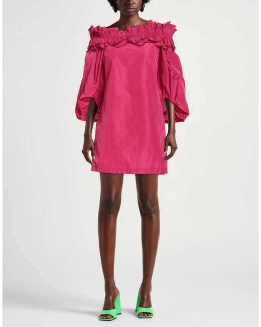 Suoli Pink Mini Dress Polyester