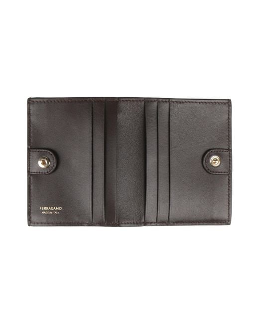 Ferragamo Brown Wallets