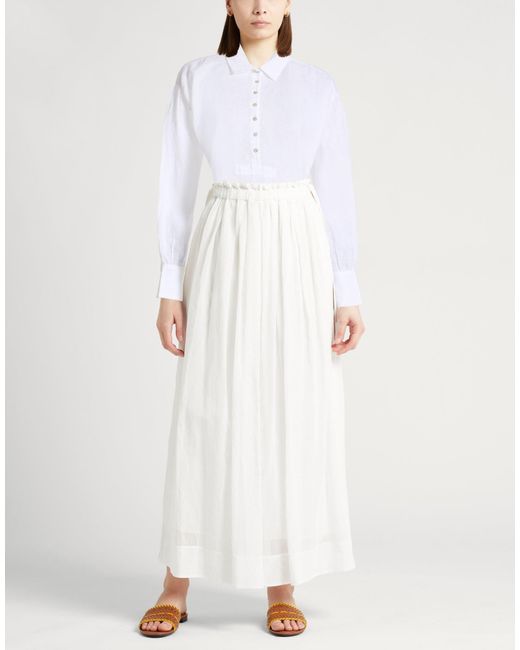 120% Lino White Top