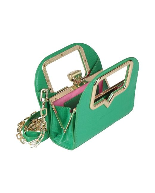 Chiara Ferragni Green Handbags