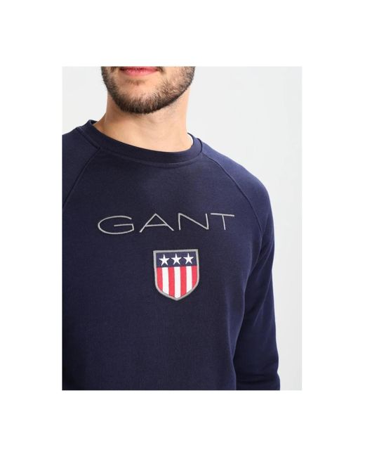 Sweat-shirt Gant pour homme en coloris Blue
