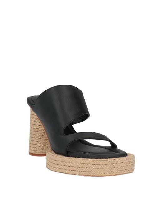 Paloma Barceló Black Bri Sandals Leather