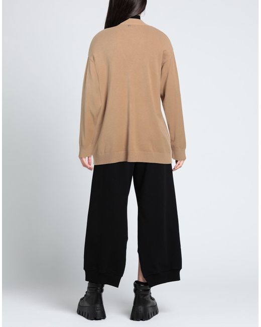 Please Natural Camel Cardigan Viscose, Polyester, Polyamide