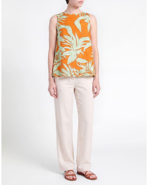 Ottod'Ame Orange Top Cotton
