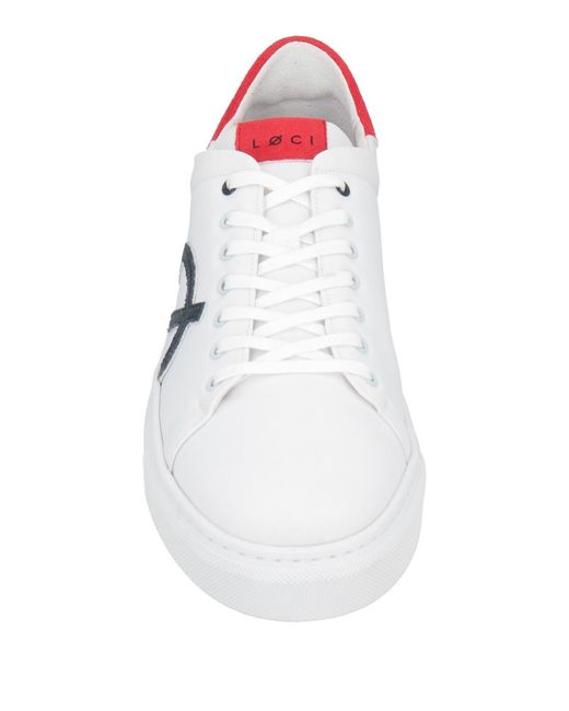 Loci White Trainers for men
