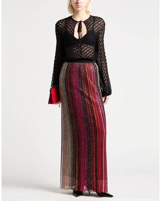 Missoni Red Maxi Skirts