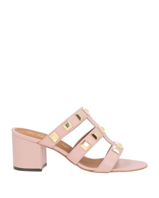 Via Roma 15 Pink Sandals