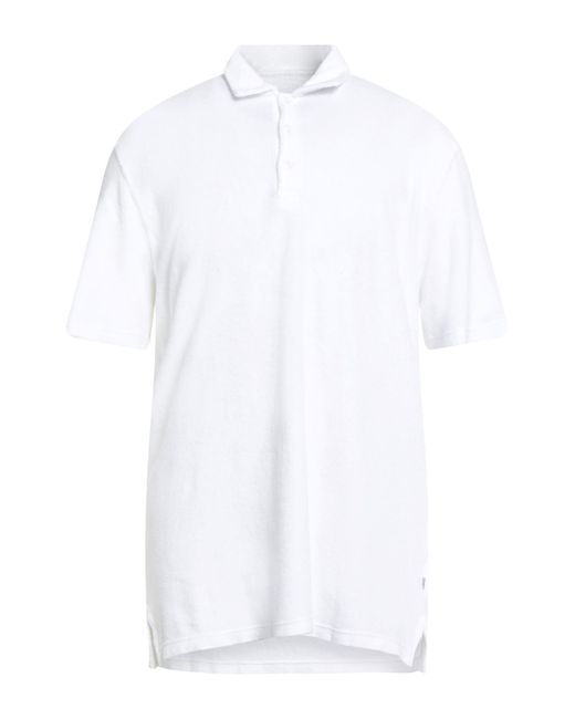 Fedeli White Polo Shirt for men