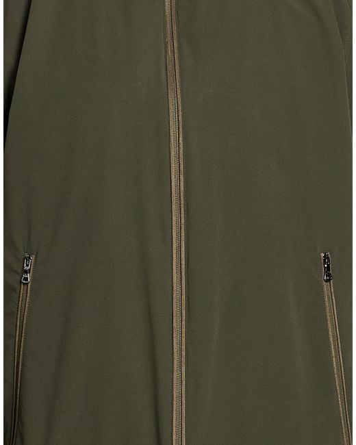 Paul & Shark Green Military Jacket Polyester, Elastane for men