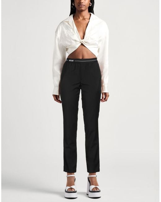 MSGM Black Trouser