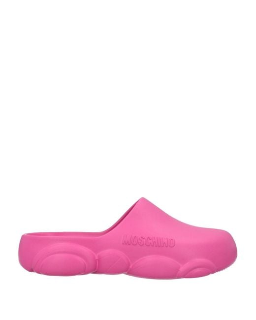 Moschino Pink Mules & Clogs
