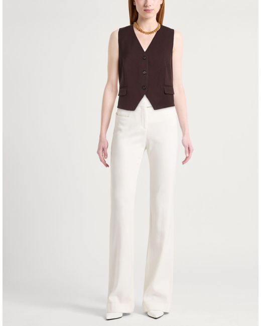 Aniye By Brown Tailored Vest Polyester, Viscose, Elastane