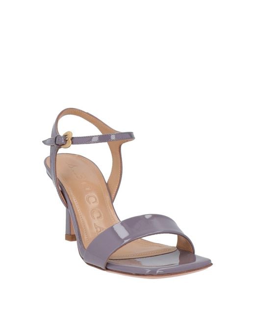 Sandali di A.Bocca in Metallic
